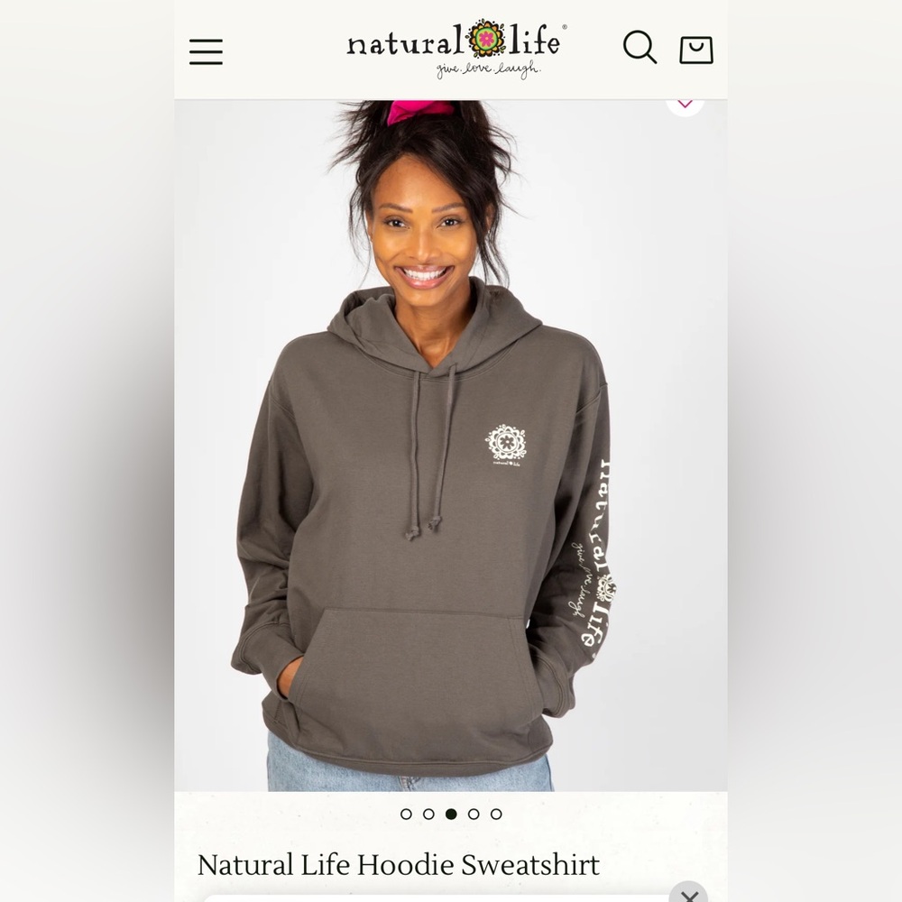 Natural Life hooded comfy sweatshirt